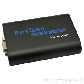 VGA to HDMI video converter with audio, HDMI output, resolution 1920*1080, Plug-and-play